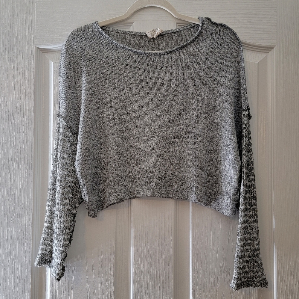 Lightweight Boxy Crop Sweater